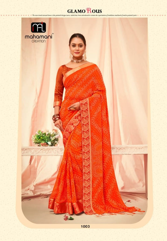 1003 Maharani Mahamani Creation Sarees