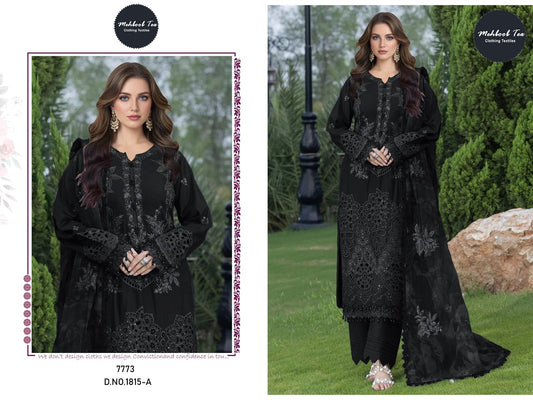 1815-A Ombre Premium Vol 4 Mehboob Tex Pure Cotton Pakistani Salwar Suits