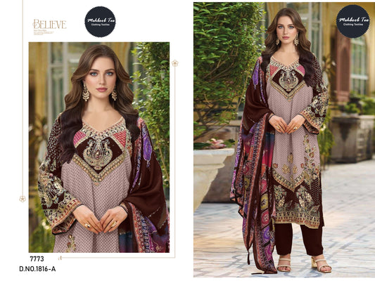 1816-A Mehboob Tex Pure Viscose Pakistani Salwar Suits