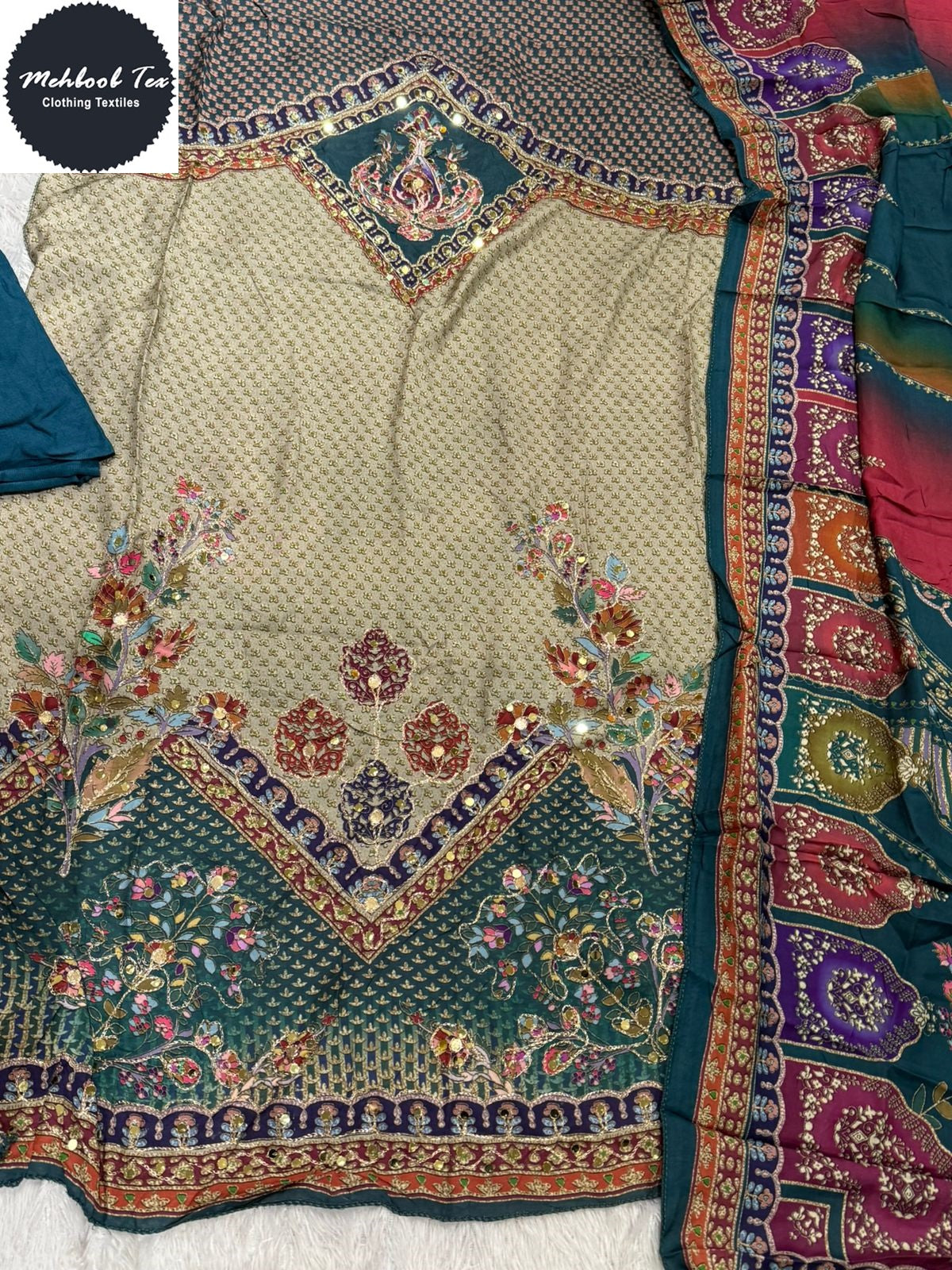 1816-C Mehboob Tex Pure Viscose Pakistani Salwar Suits