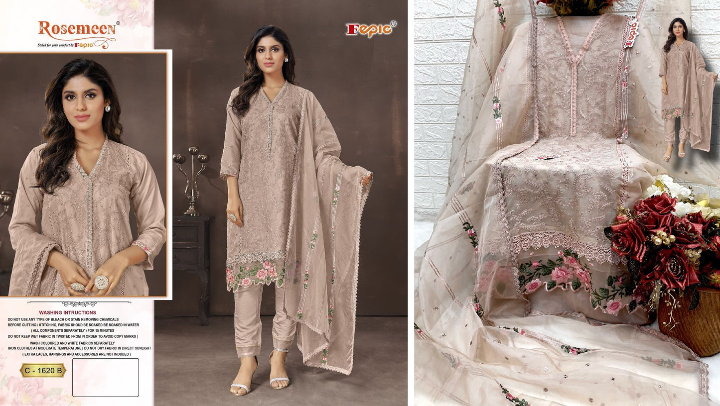 C-1620-B Rosemeen Fepic Pakistani Salwar Suits