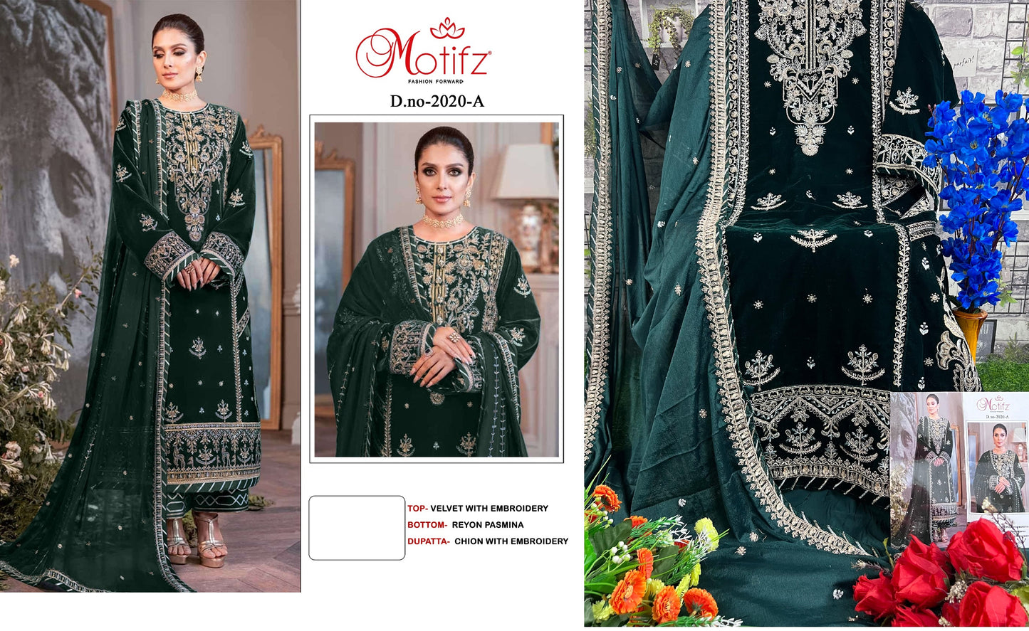2020A Motifz Pakistani Salwar Suits