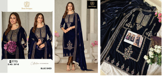397B Ziaaz Designs Pakistani Salwar Suits