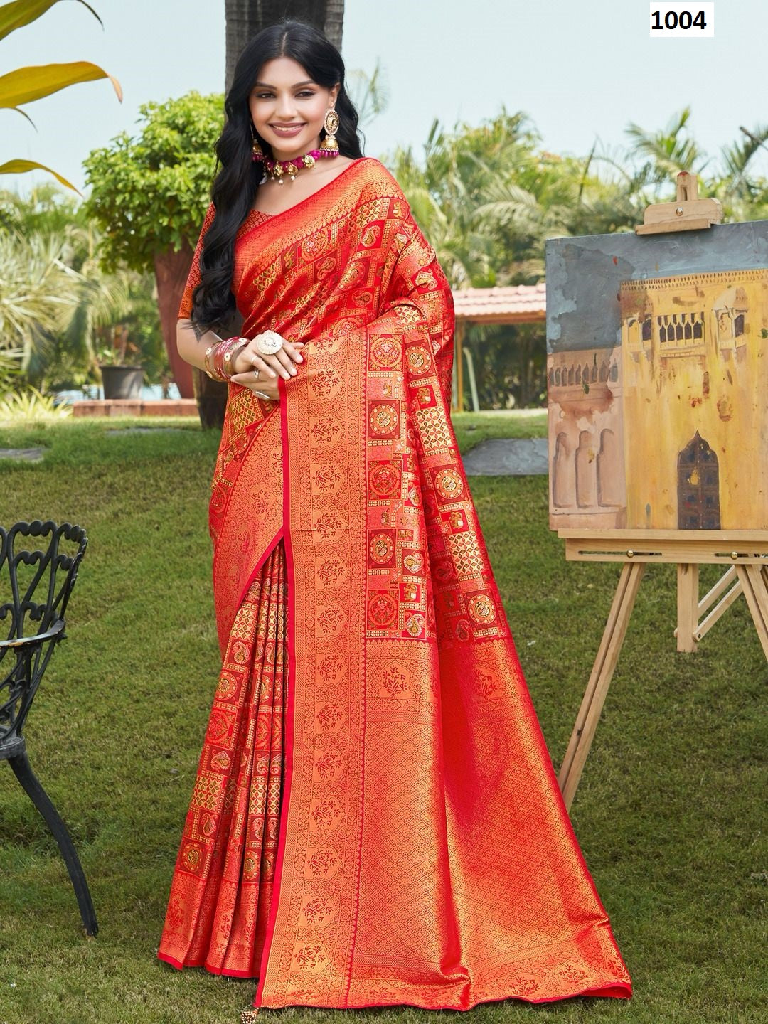 1004 Vaibhavi Vol 3 Sangam Sarees