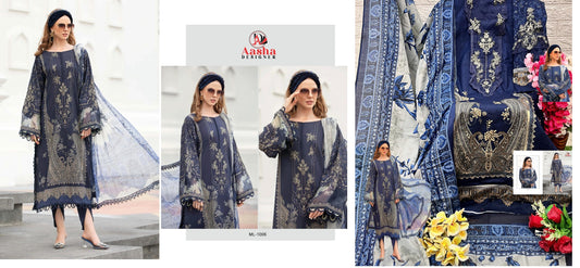 1006 Aasha Designer Pakistani Salwar Suits