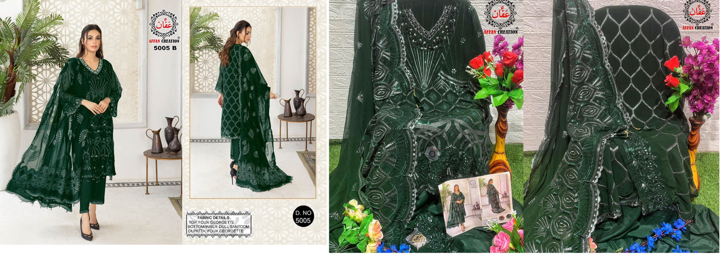 5005B Affan Creation Pakistani Salwar Suits