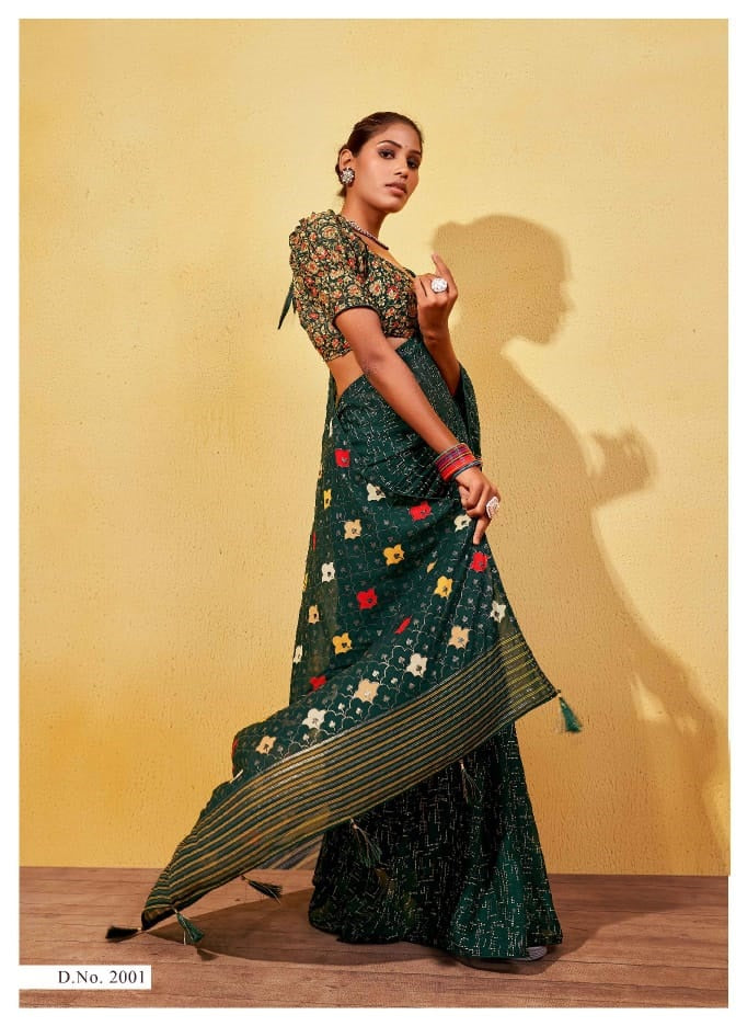 2001 Anguri Vol 2 Mahamani Creation Sarees