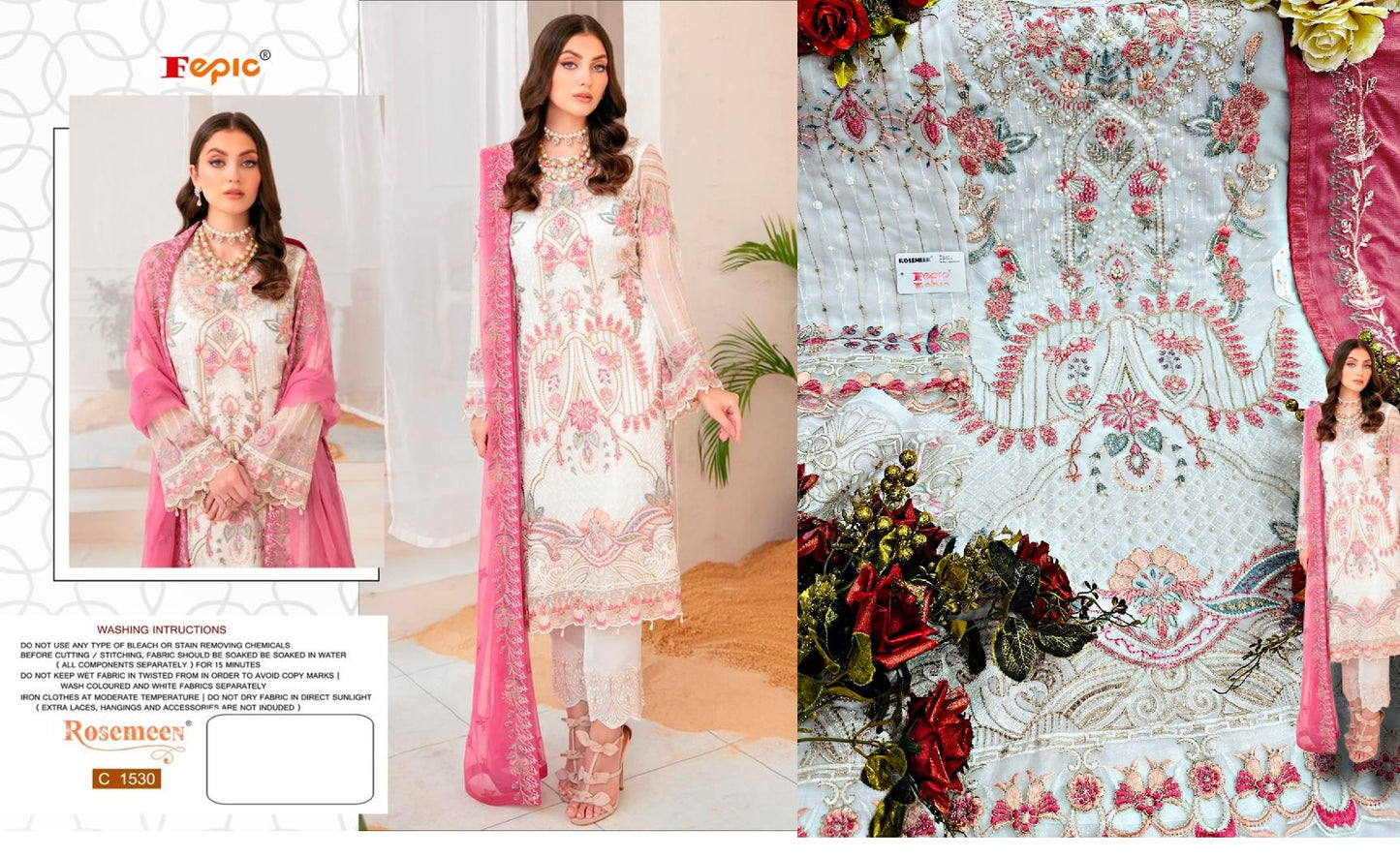 1530 Fepic Pakistani Salwar Suits