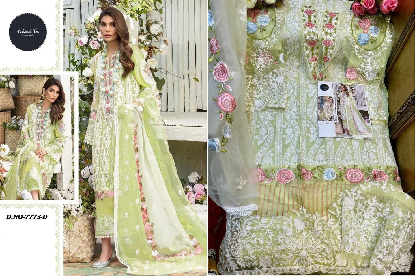 7773D Mehboob Tex Pakistani Salwar Suits