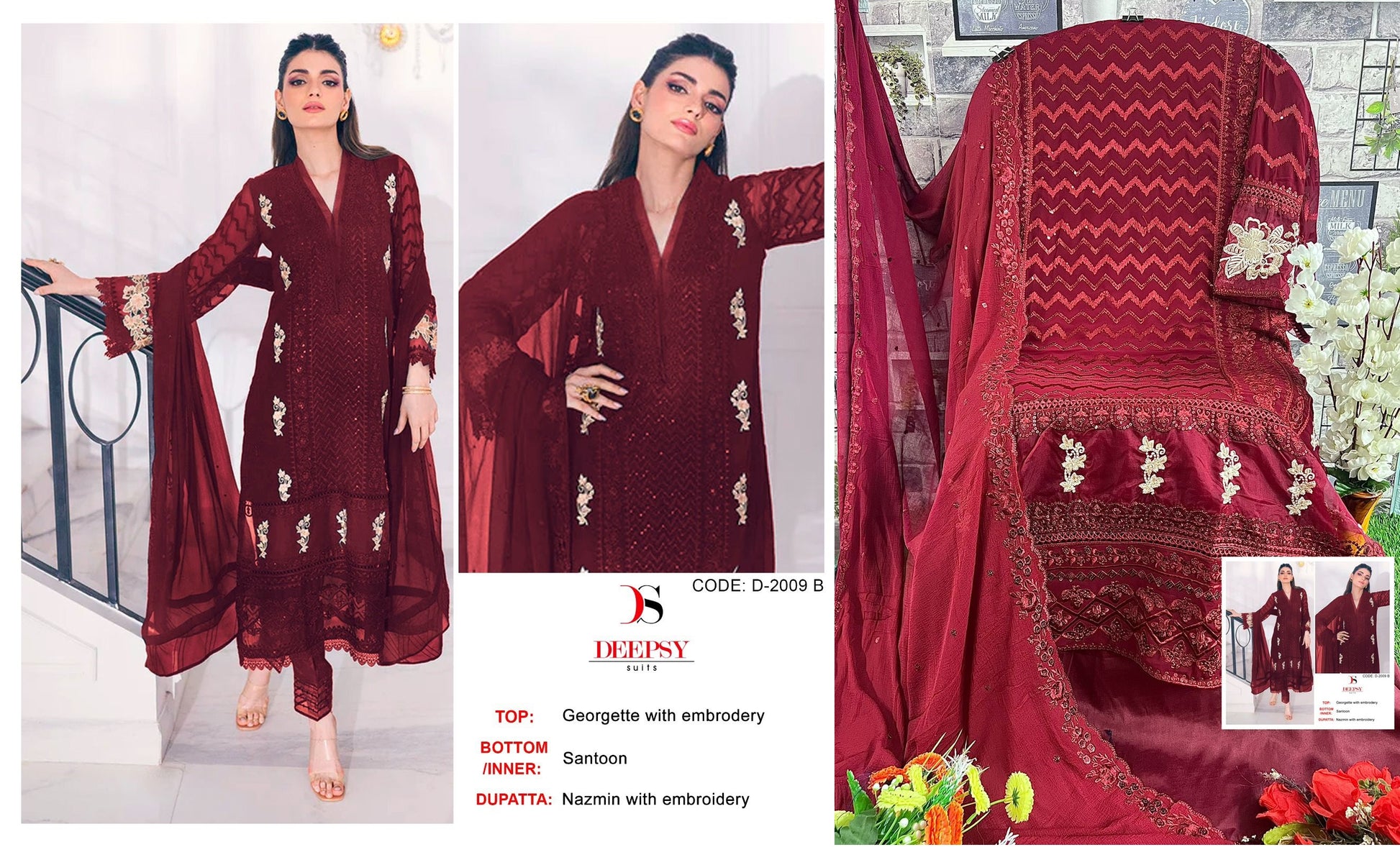 2009B Deepsy Pakistani Salwar Suits