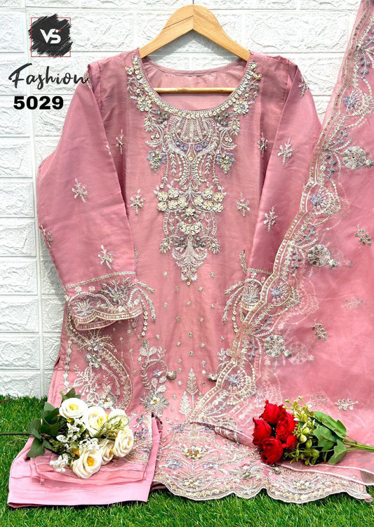 5029Pink Vs Fashion Pakistani Readymade Suits