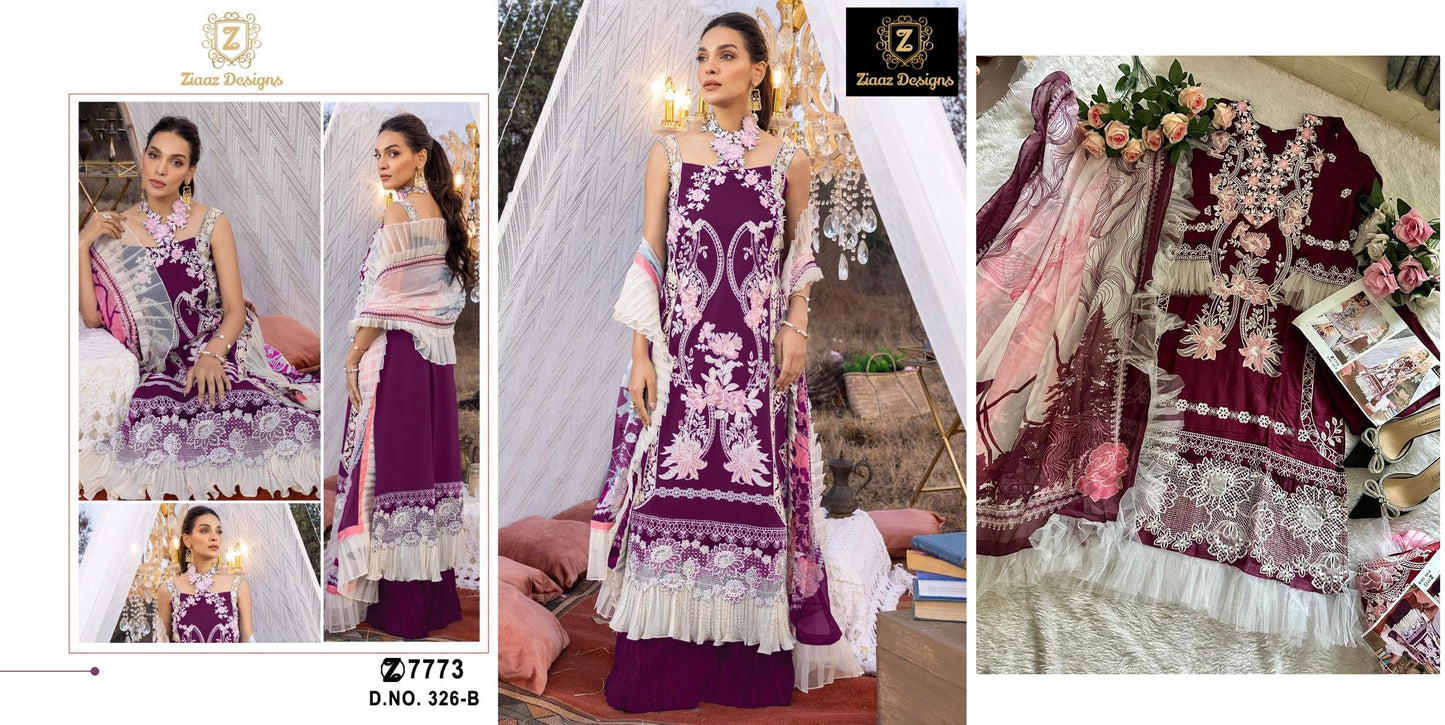 326B Ziaaz Designs Pakistani Salwar Suits