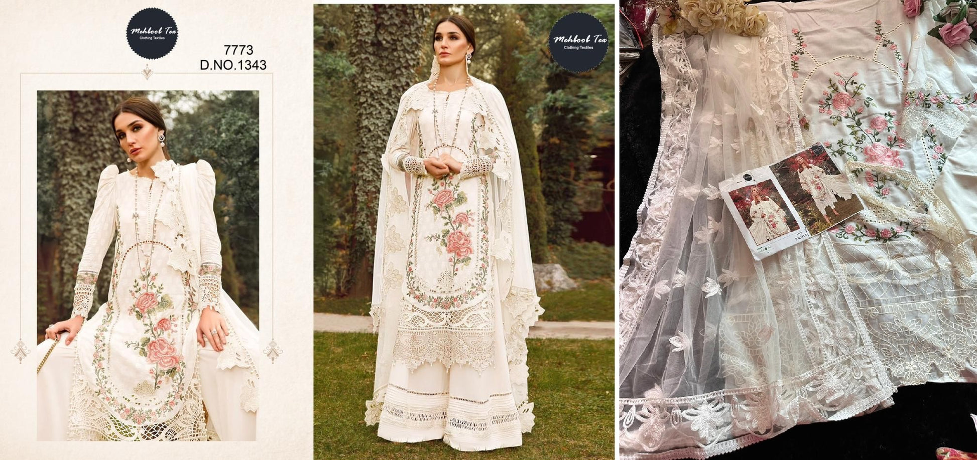 1343 Mehboob Tex Pakistani Salwar Suits
