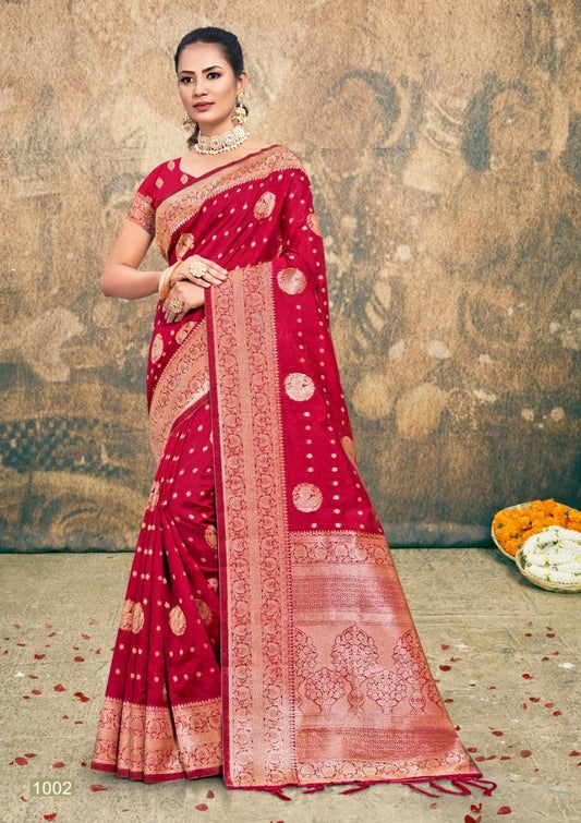 1002 Plazzo Silk Vol 3 Bunawat Sarees