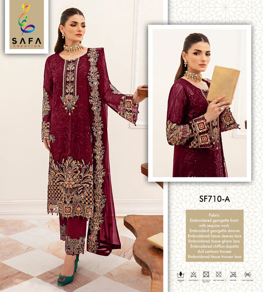 710A Safa Creation Pakistani Salwar Suits