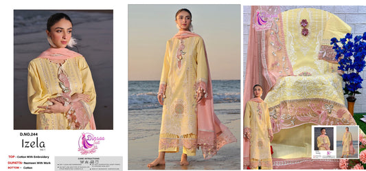 244 Izela Vol 1 Dinsaa Suit Pakistani Salwar Suits