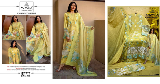 478 Anamsa Pakistani Salwar Suits