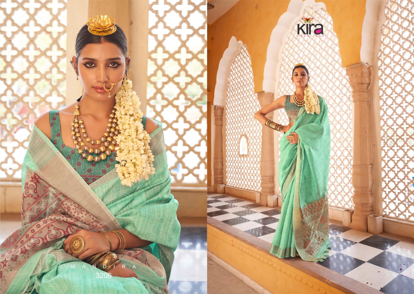 3206 Kinaara Kira Sarees