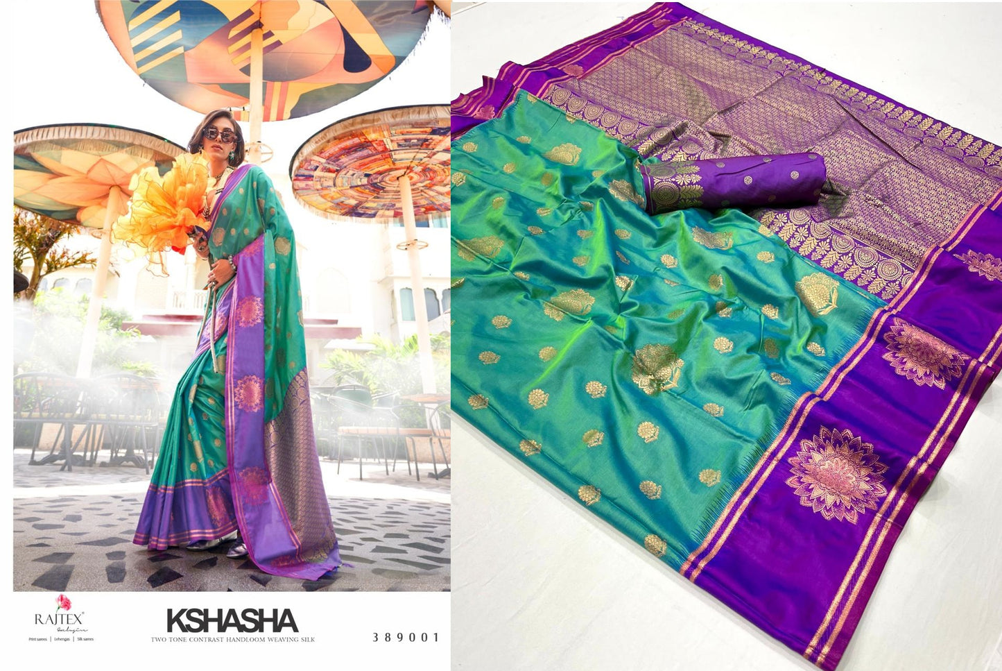 389001 Kshasha Rajtex Sarees