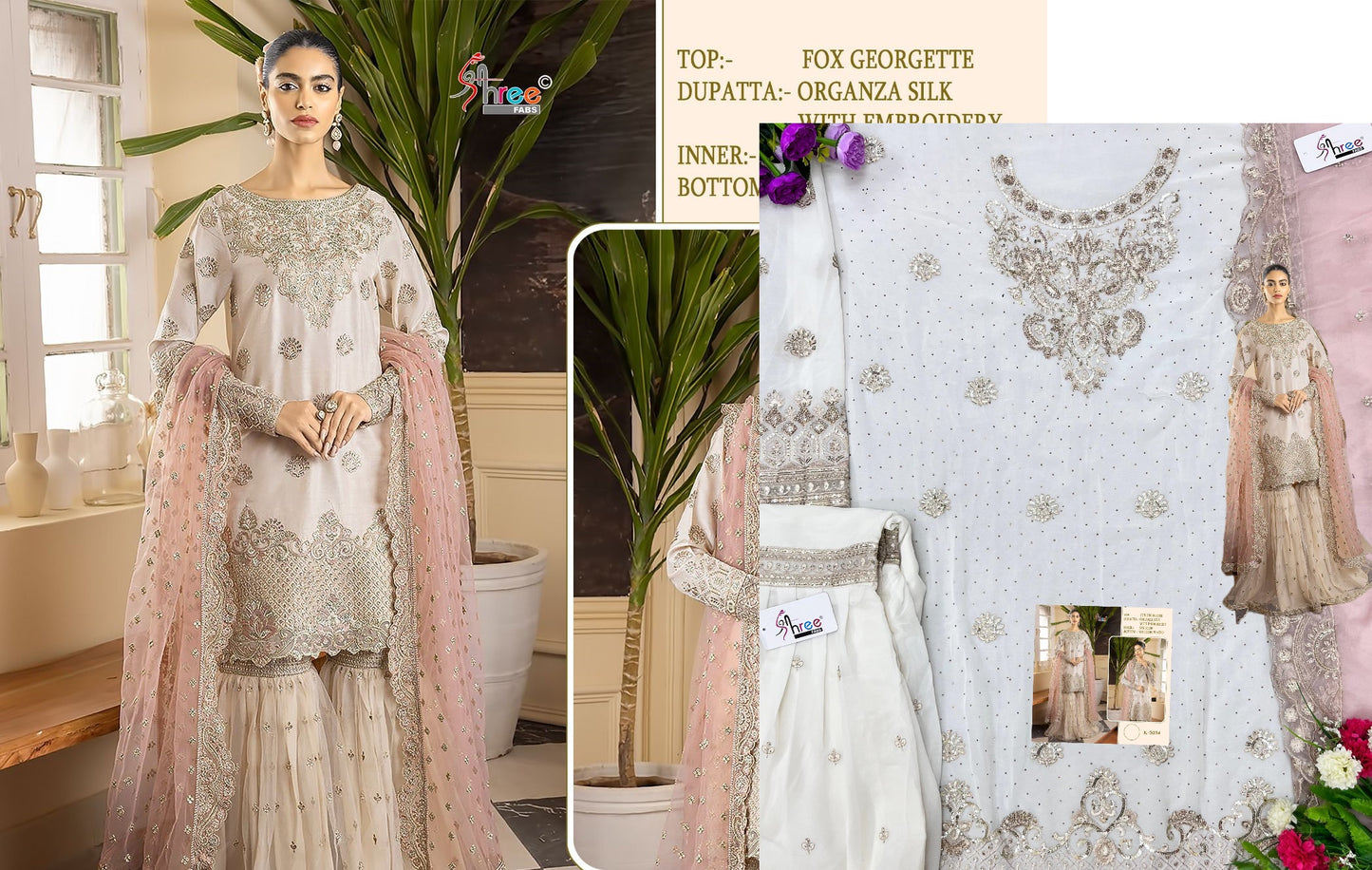 5034 Shree Fabs Pakistani Readymade Suits