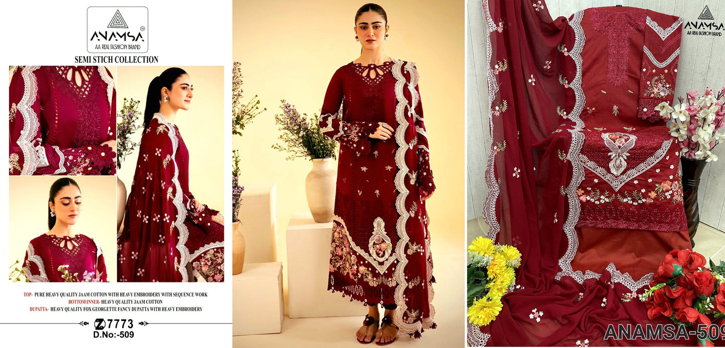509 Anamsa Pakistani Salwar Suits