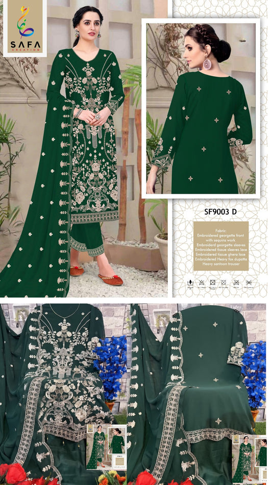 9003D Safa Creation Pakistani Salwar Suits