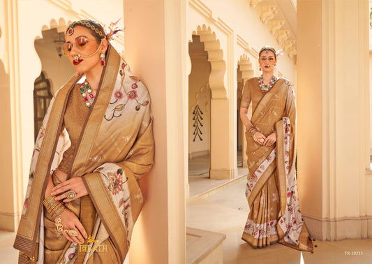 10211 Vrundavan Trirath Sarees