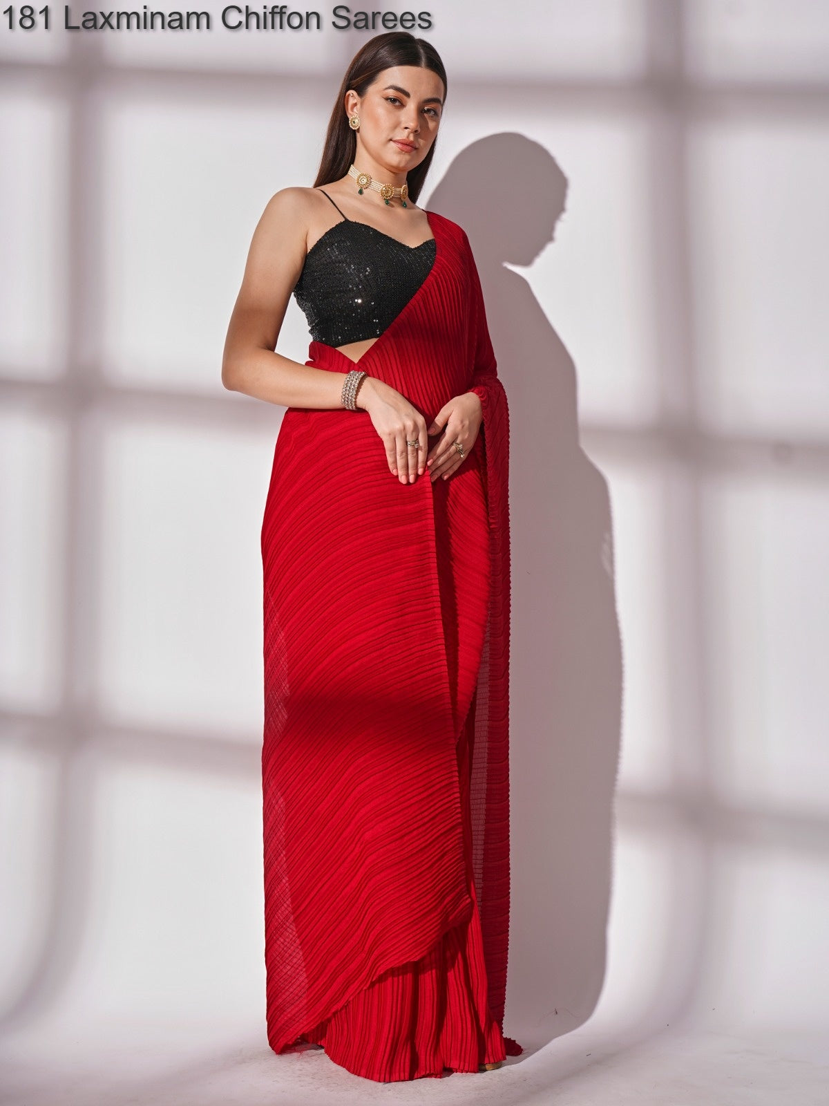 181 Laxminam Chiffon Sarees