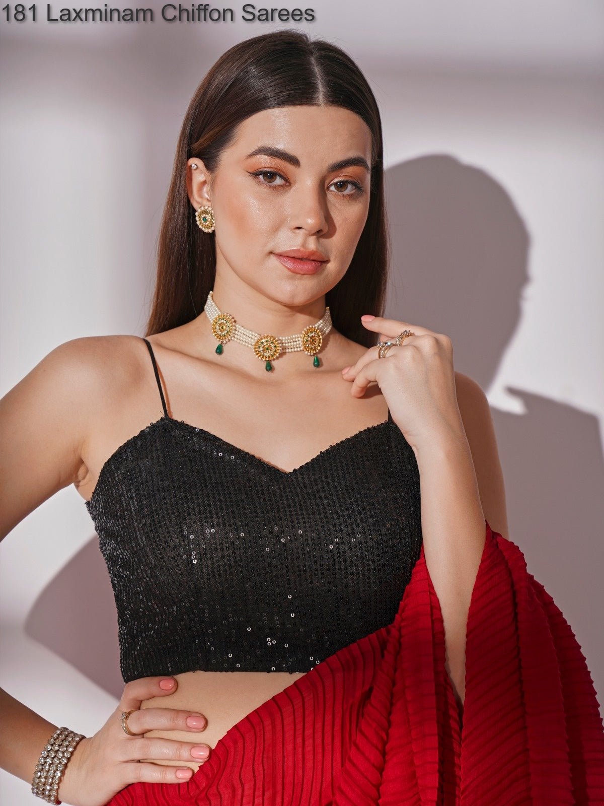 181 Laxminam Chiffon Sarees