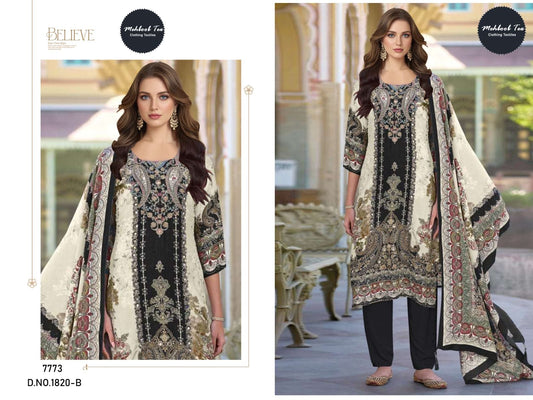 1820-B Mehboob Tex Pure Viscose Pakistani Salwar Suits