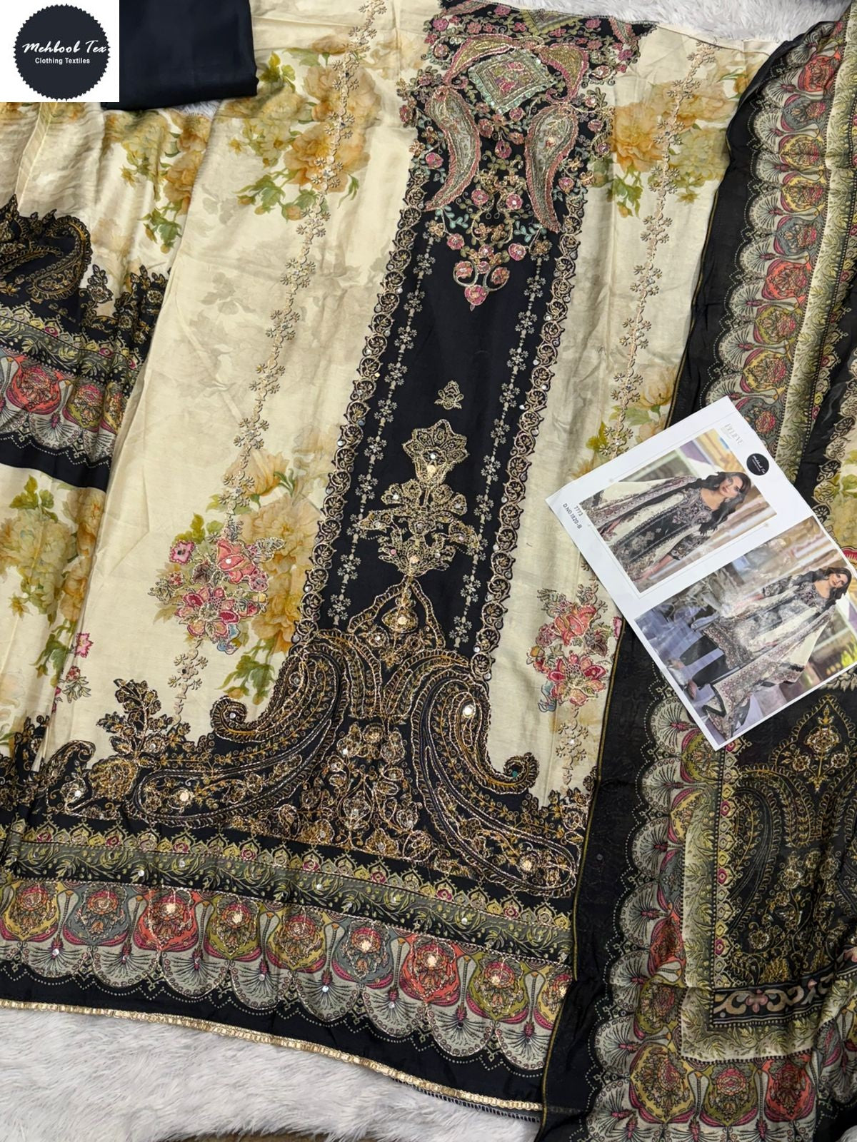 1820-B Mehboob Tex Pure Viscose Pakistani Salwar Suits