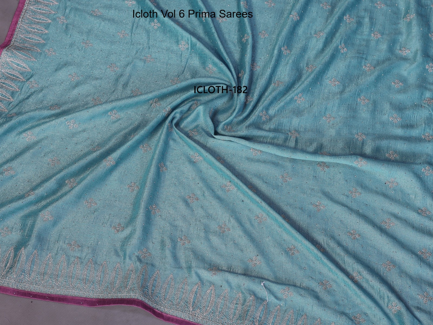 182 Icloth Vol 6 Prima Vichitra Silk Sarees