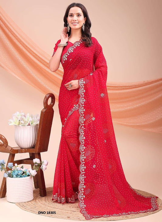 18305 Vedika Jalnidhi Bandhej Sarees