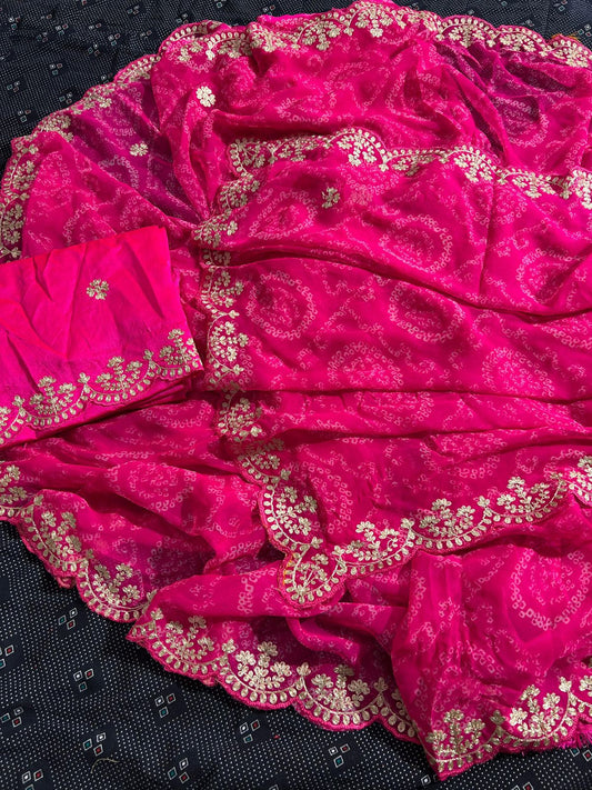 18308 Vedika Jalnidhi Bandhej Sarees