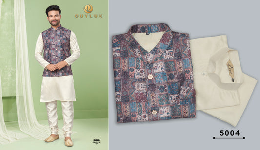 5004 Wedding Collection Vol 5 Outluk Mens Kurta Pyjama