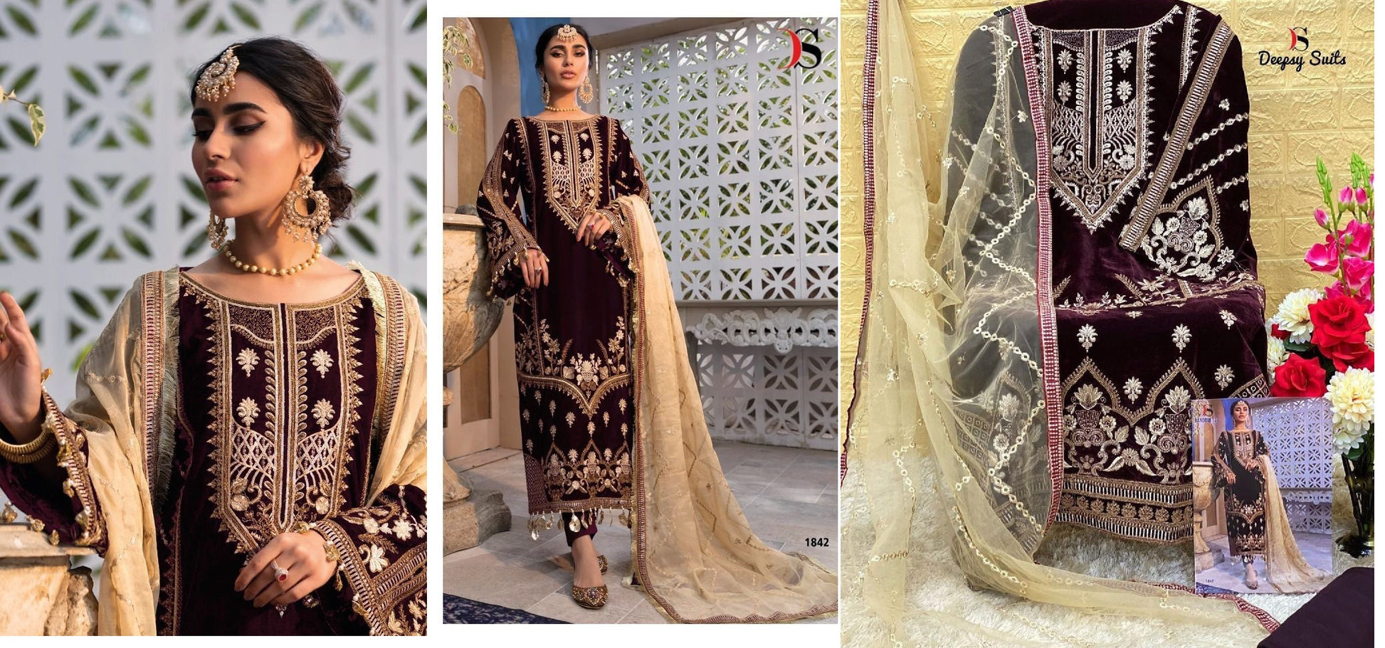 1842 Deepsy Pakistani Salwar Suits