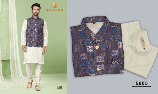 5005 Wedding Collection Vol 5 Outluk Mens Kurta Pyjama