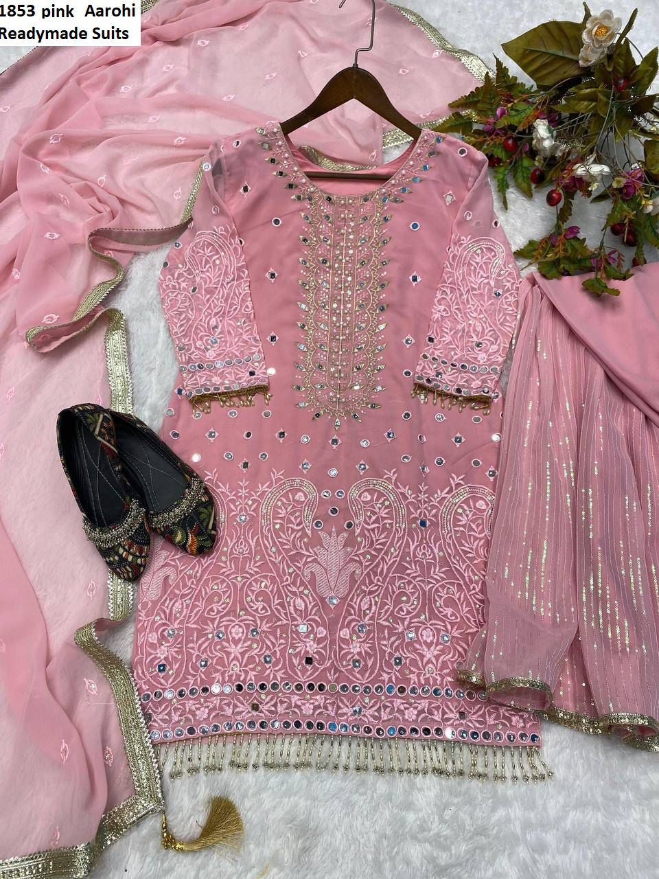 1853 Pink Aarohi Readymade Suits