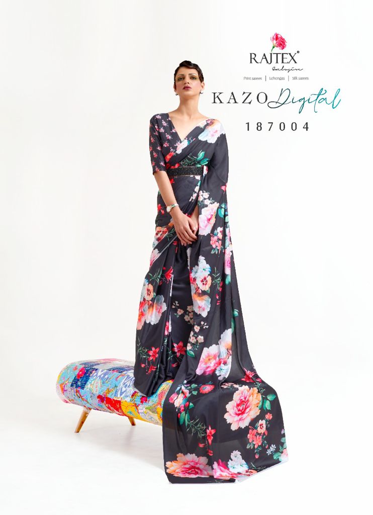 187004 Kazo Rajtex Digital Sarees