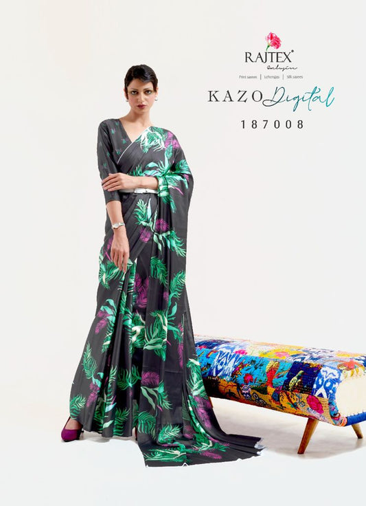 187008 Kazo Rajtex Digital Sarees