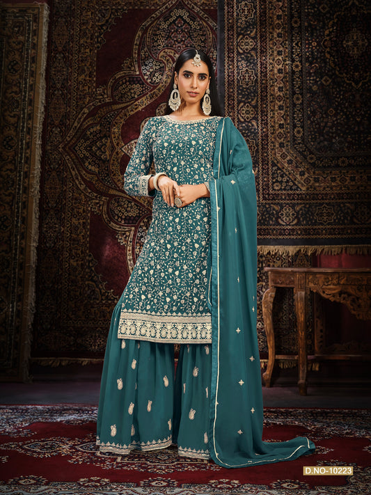10223 Vol 22 Anjubaa Unstitched Suits