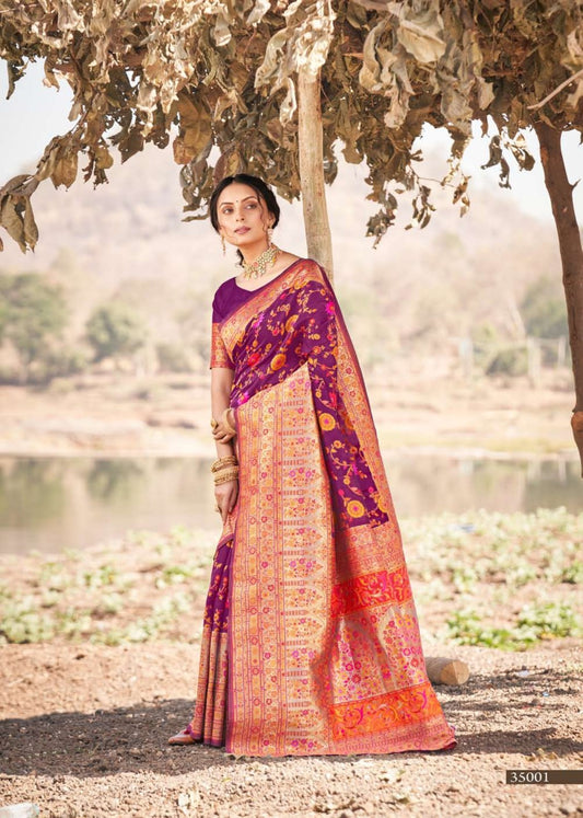 35001 Kashmiri Silk Vol 2 The Fabrica Sarees