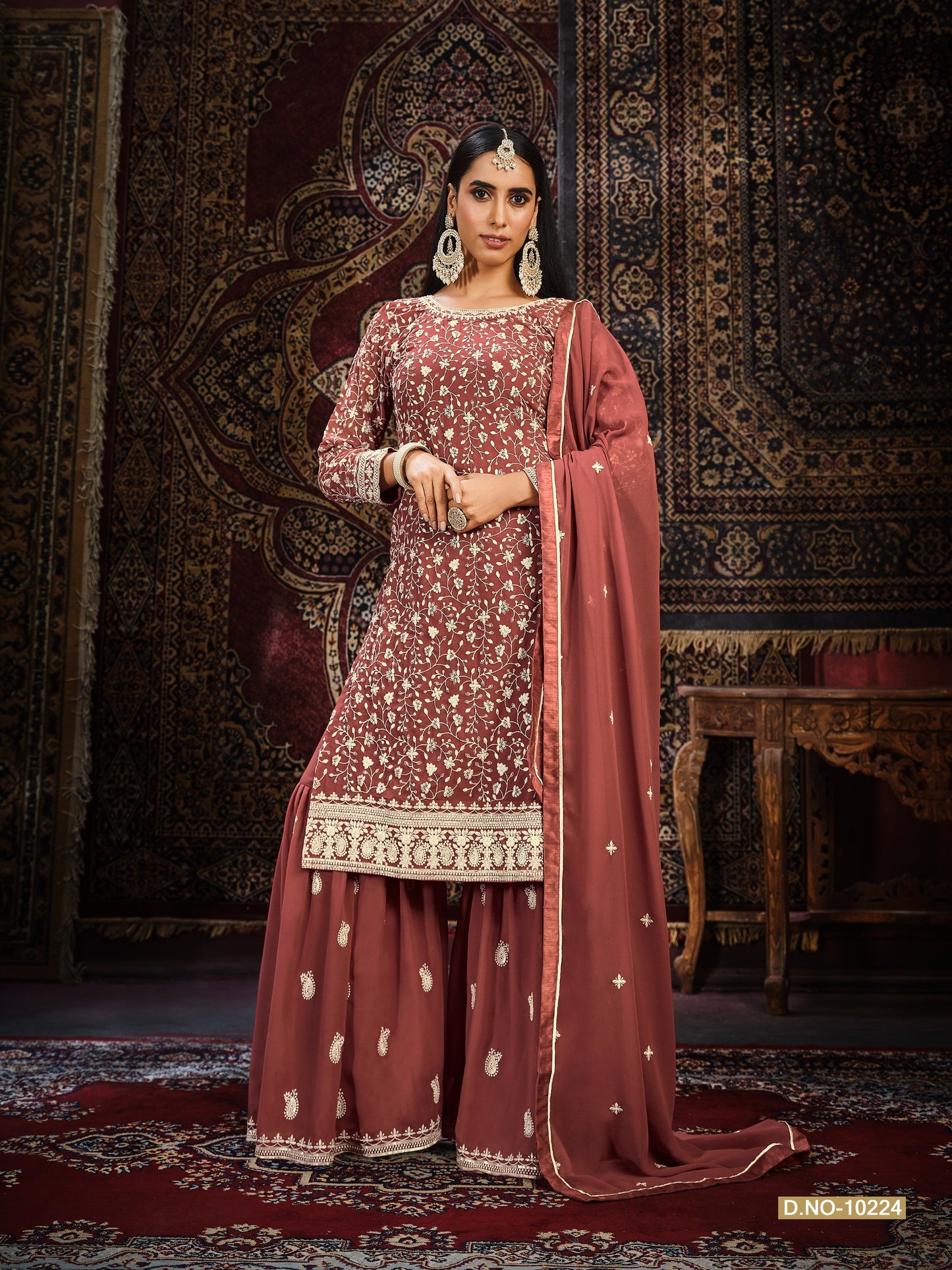 10224 Vol 22 Anjubaa Unstitched Suits