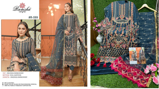 599 Ramsha Pakistani Salwar Suits