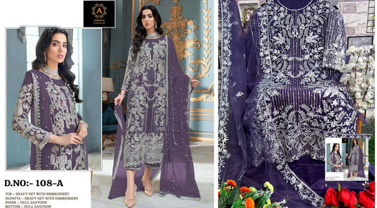 108-A Amena B Pakistani Salwar Suits