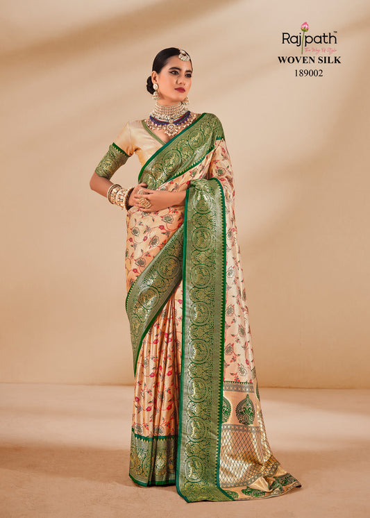 189002 Satrangi Rajpath Silk Sarees