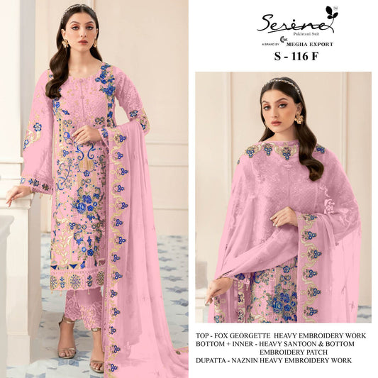 S-116-F Serine Pakistani Salwar Suits