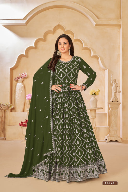 10241 Vol 24 Anjubaa Unstitched Suits