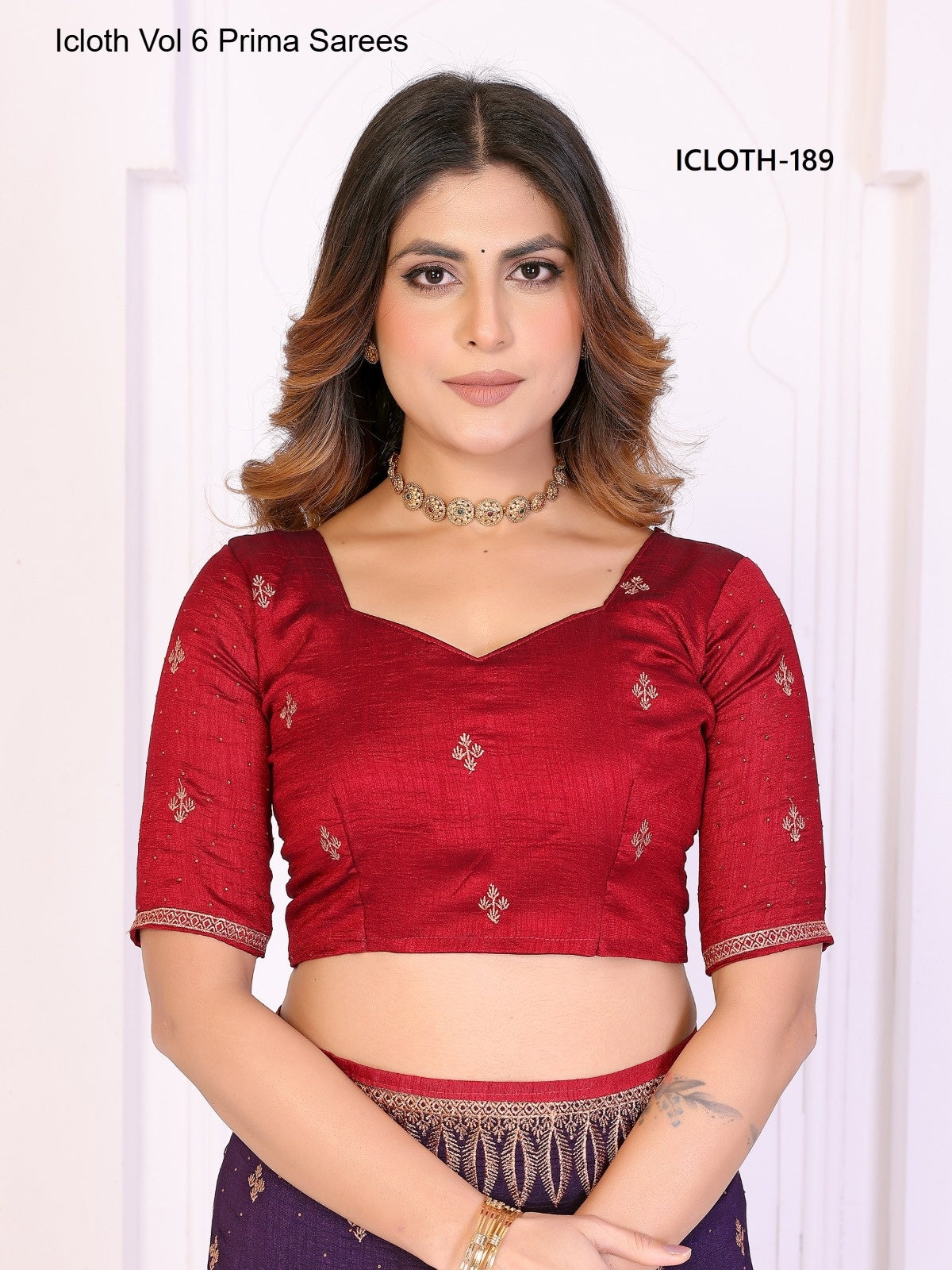 189 Icloth Vol 6 Prima Vichitra Silk Sarees