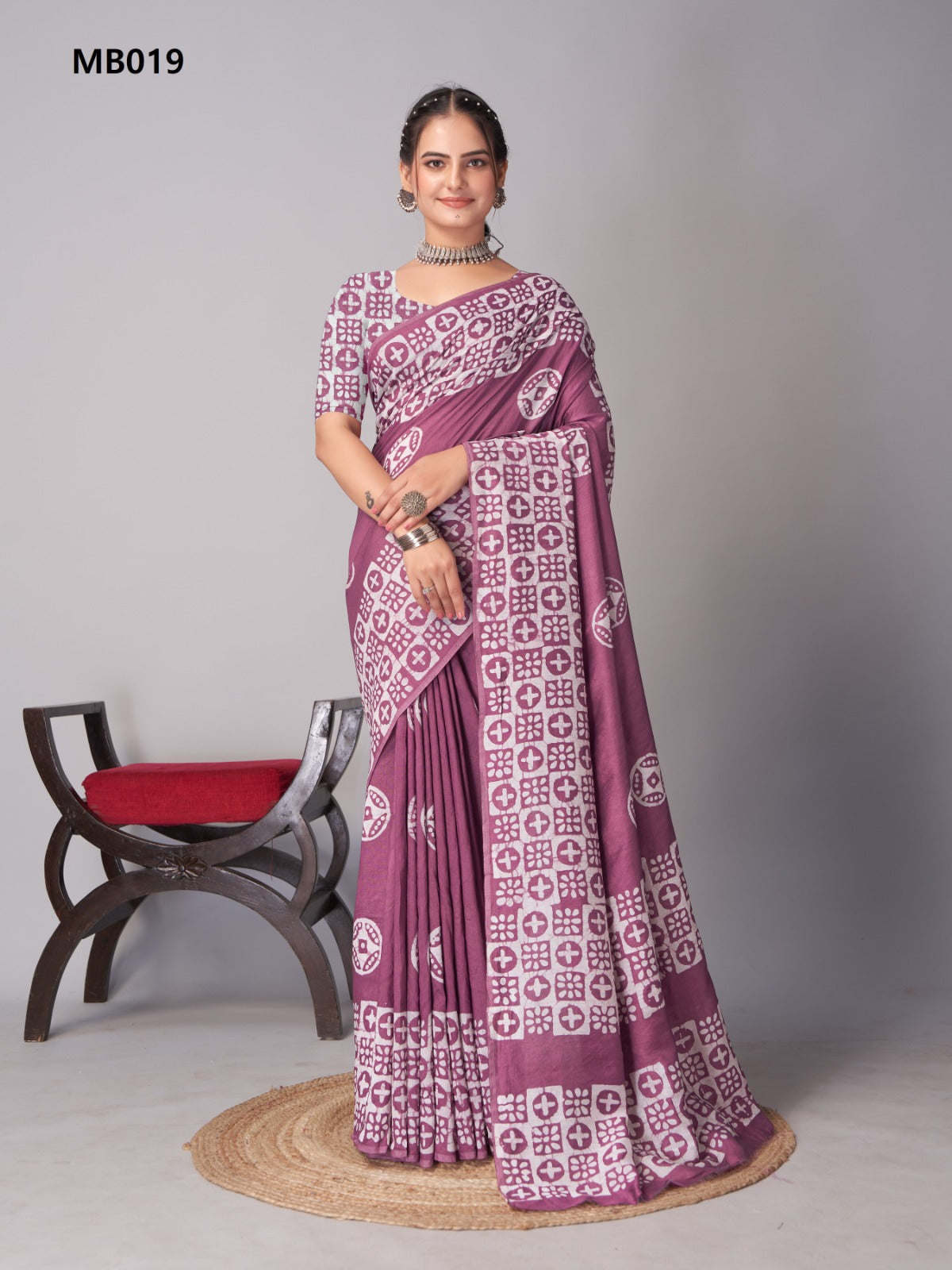 Mb005 To Mb024 Batik Mira Bela Print Sarees